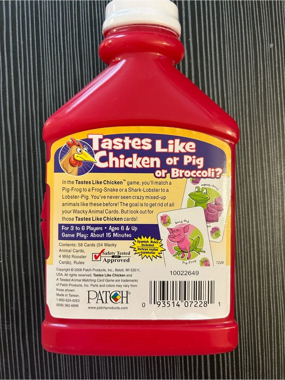 Tastes Like Chicken Card Game - Red